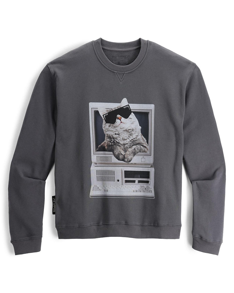 Meowcrosoft Crew Neck Sweatshirt