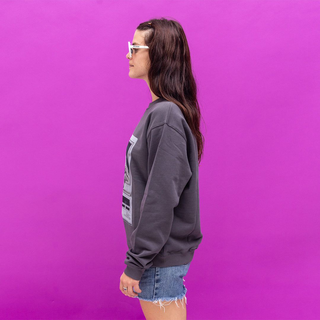 Meowcrosoft Crew Neck Sweatshirt - Image 4